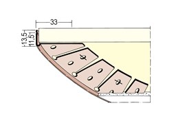 PROTEKTOR Trockenbau-Abschlussprofil (PVC weiss, rund) 3768